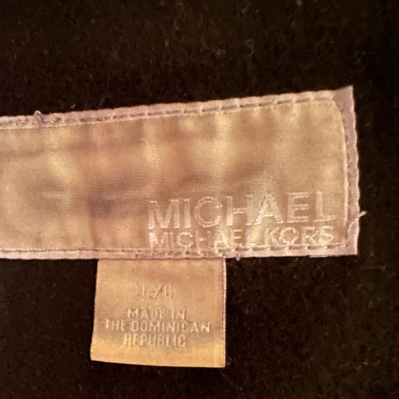 Michael Michael Kors black pea coat size large - Picture 7 of 13